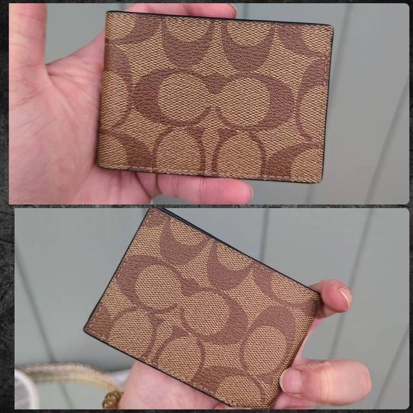 Coach 3 In 1 Wallet In Signature Canvas With Varsity Motif - Picture 6 of 7